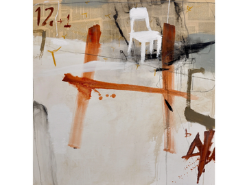 Silla blanca - Canvas Painting by NOVOCUADRO ART COMPANY - view 2